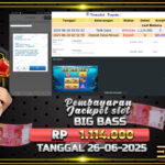BUKTI JACKPOT SLOT BIGBASS BONANZA 3 REELER TERPERCAYA DI INDONESIA TGL 26-06-2025